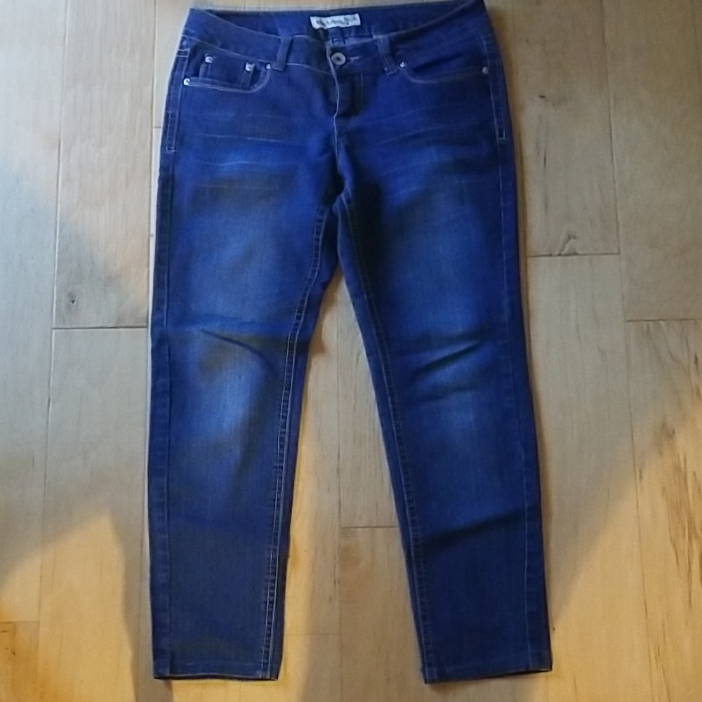 Paris Blues Dark Blue Ankle Jeans